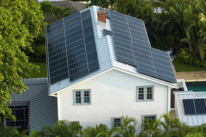 Home with Installed Solar System